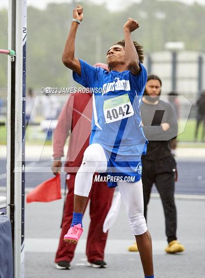 Thumbnail 3 in Bob Hayes Invitational (High Jump) photogallery.