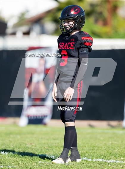 Thumbnail 2 in Faith Baptist @ Grace Brethren (CIF SS 8-Man Division 1 Semi Final) photogallery.
