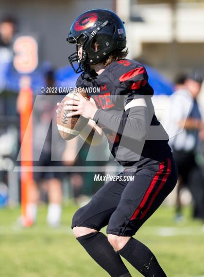 Thumbnail 1 in Faith Baptist @ Grace Brethren (CIF SS 8-Man Division 1 Semi Final) photogallery.