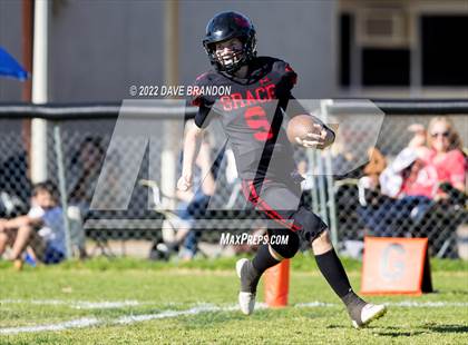 Thumbnail 1 in Faith Baptist @ Grace Brethren (CIF SS 8-Man Division 1 Semi Final) photogallery.