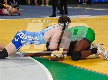 Thumbnail 2 in NYSPHSAA Wrestling Championships Round 1 132 lbs - 160 lbs photogallery.