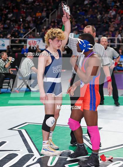 Thumbnail 2 in NYSPHSAA Wrestling Championships Round 1 132 lbs - 160 lbs photogallery.