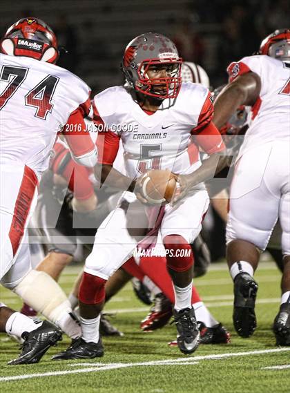 Thumbnail 3 in Del Valle @ Round Rock (UIL 6A D1 Bi-District Playoff) photogallery.