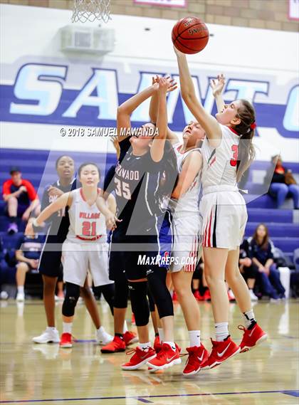 Thumbnail 3 in Coronado vs Village Christian (War on the Floor) photogallery.