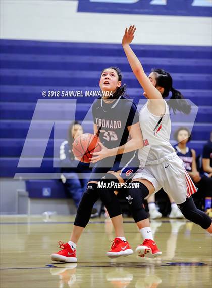 Thumbnail 3 in Coronado vs Village Christian (War on the Floor) photogallery.