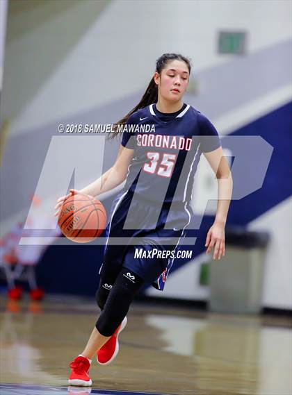 Thumbnail 3 in Coronado vs Village Christian (War on the Floor) photogallery.