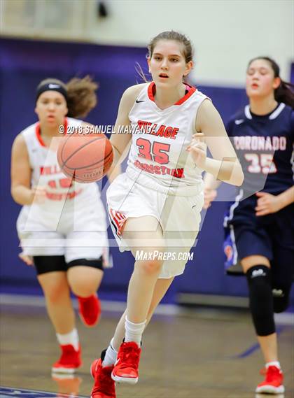 Thumbnail 1 in Coronado vs Village Christian (War on the Floor) photogallery.