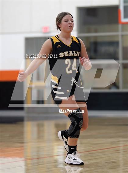 Thumbnail 2 in Sealy vs La Grange (Schulenburg Lady Horn Varsity Tournament) photogallery.