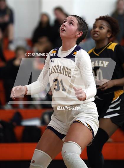 Thumbnail 3 in Sealy vs La Grange (Schulenburg Lady Horn Varsity Tournament) photogallery.