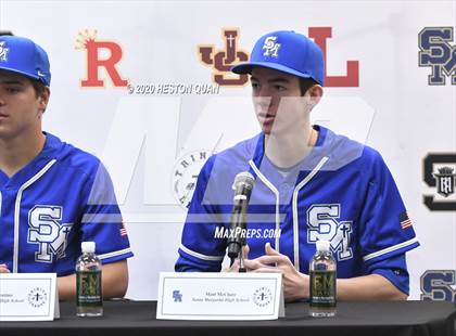 Thumbnail 3 in Trinity League Baseball Media Day - Santa Margarita photogallery.
