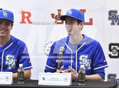 Thumbnail 2 in Trinity League Baseball Media Day - Santa Margarita photogallery.