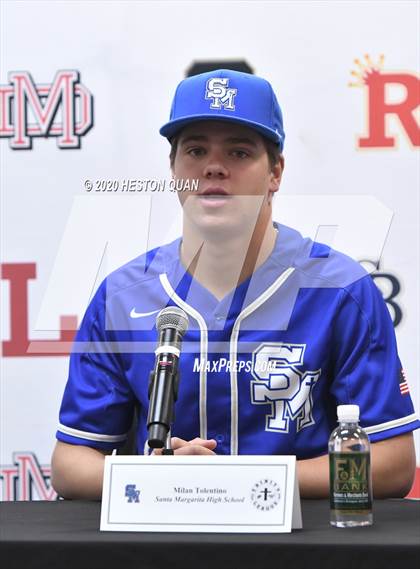 Thumbnail 2 in Trinity League Baseball Media Day - Santa Margarita photogallery.