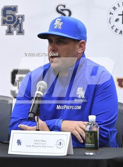 Thumbnail 2 in Trinity League Baseball Media Day - Santa Margarita photogallery.