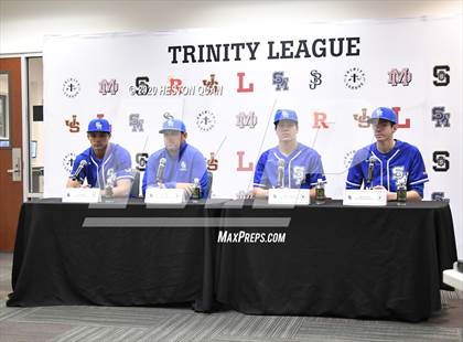Thumbnail 3 in Trinity League Baseball Media Day - Santa Margarita photogallery.