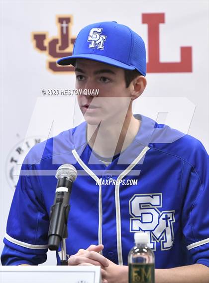 Thumbnail 2 in Trinity League Baseball Media Day - Santa Margarita photogallery.
