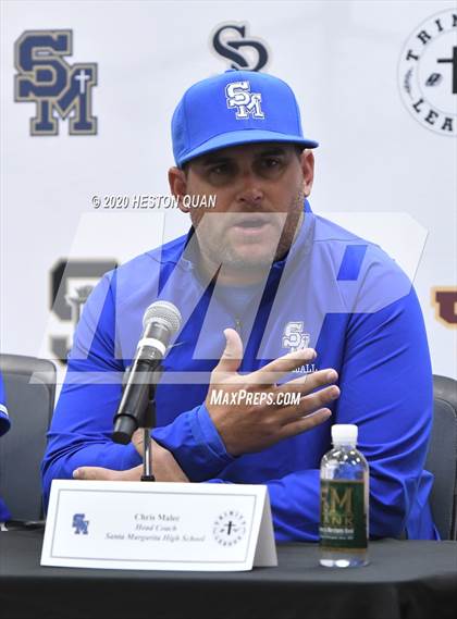 Thumbnail 3 in Trinity League Baseball Media Day - Santa Margarita photogallery.