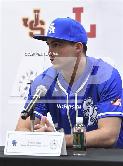 Thumbnail 2 in Trinity League Baseball Media Day - Santa Margarita photogallery.