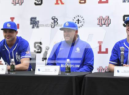 Thumbnail 1 in Trinity League Baseball Media Day - Santa Margarita photogallery.