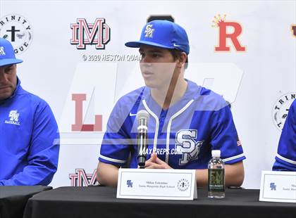 Thumbnail 2 in Trinity League Baseball Media Day - Santa Margarita photogallery.