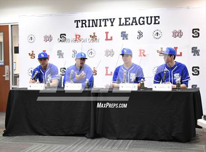 Thumbnail 2 in Trinity League Baseball Media Day - Santa Margarita photogallery.