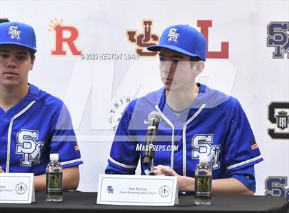 Thumbnail 2 in Trinity League Baseball Media Day - Santa Margarita photogallery.
