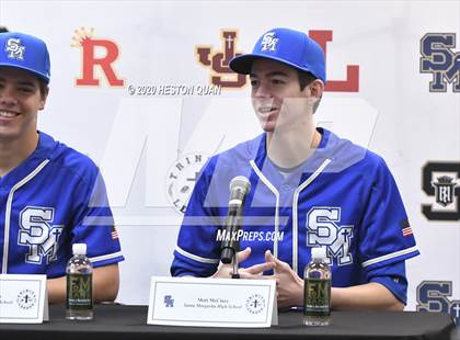 Thumbnail 1 in Trinity League Baseball Media Day - Santa Margarita photogallery.