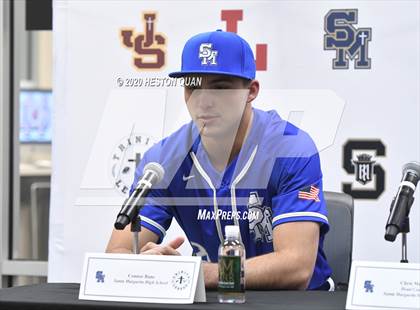 Thumbnail 2 in Trinity League Baseball Media Day - Santa Margarita photogallery.