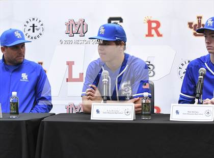 Thumbnail 3 in Trinity League Baseball Media Day - Santa Margarita photogallery.