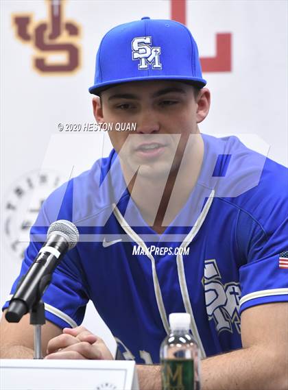 Thumbnail 1 in Trinity League Baseball Media Day - Santa Margarita photogallery.