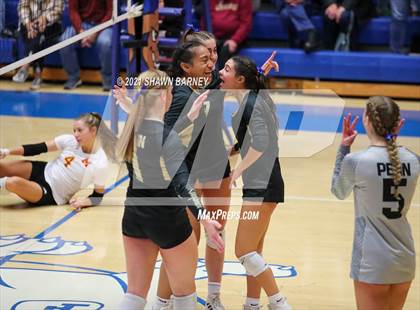 Thumbnail 3 in McCutcheon vs. Penn (IHSAA 4A Semifinal Playoff) photogallery.