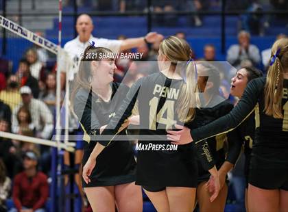 Thumbnail 2 in McCutcheon vs. Penn (IHSAA 4A Semifinal Playoff) photogallery.