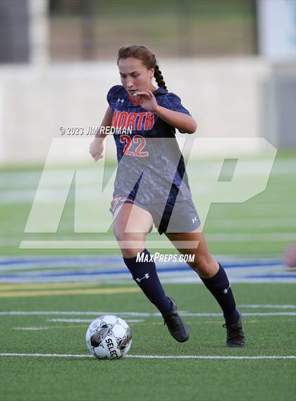 Thumbnail 3 in Pine Tree vs. McKinney North (UIL 5A Area Soccer Playoff) photogallery.
