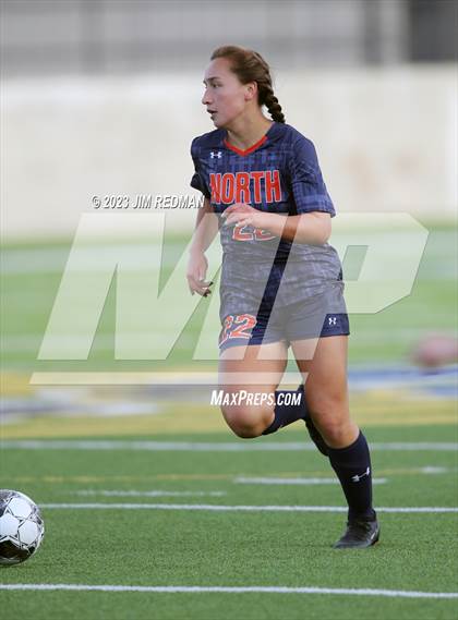 Thumbnail 2 in Pine Tree vs. McKinney North (UIL 5A Area Soccer Playoff) photogallery.