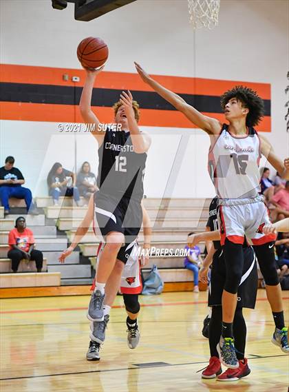 Thumbnail 2 in Cornerstone Christian Academy vs Concordia (Koppers Tournament) photogallery.