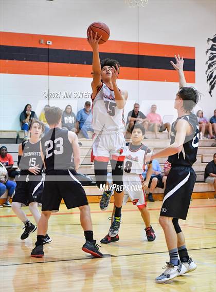 Thumbnail 2 in Cornerstone Christian Academy vs Concordia (Koppers Tournament) photogallery.