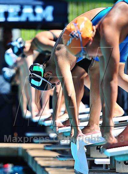 Thumbnail 3 in CIF SS D2 Girls Swimming Championships photogallery.