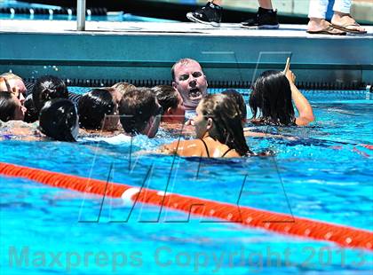 Thumbnail 3 in CIF SS D2 Girls Swimming Championships photogallery.