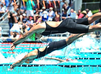 Thumbnail 1 in CIF SS D2 Girls Swimming Championships photogallery.