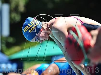 Thumbnail 2 in CIF SS D2 Girls Swimming Championships photogallery.