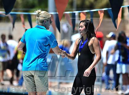 Thumbnail 1 in CIF SS D2 Girls Swimming Championships photogallery.