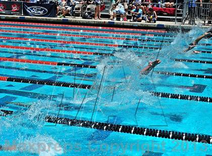Thumbnail 2 in CIF SS D2 Girls Swimming Championships photogallery.