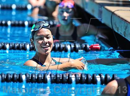 Thumbnail 2 in CIF SS D2 Girls Swimming Championships photogallery.