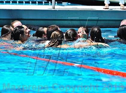 Thumbnail 2 in CIF SS D2 Girls Swimming Championships photogallery.