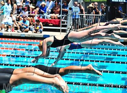 Thumbnail 2 in CIF SS D2 Girls Swimming Championships photogallery.