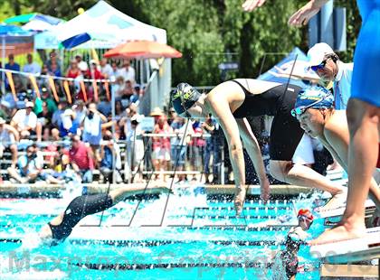 Thumbnail 1 in CIF SS D2 Girls Swimming Championships photogallery.