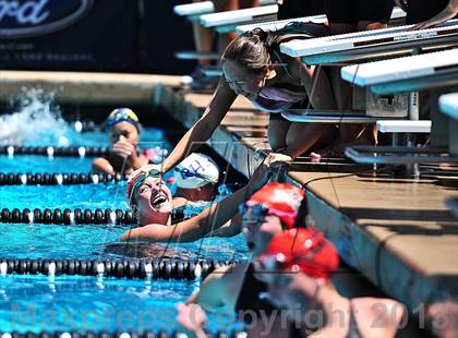 Thumbnail 1 in CIF SS D2 Girls Swimming Championships photogallery.