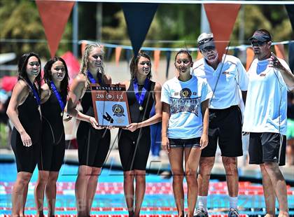 Thumbnail 2 in CIF SS D2 Girls Swimming Championships photogallery.