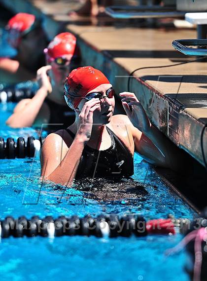 Thumbnail 2 in CIF SS D2 Girls Swimming Championships photogallery.
