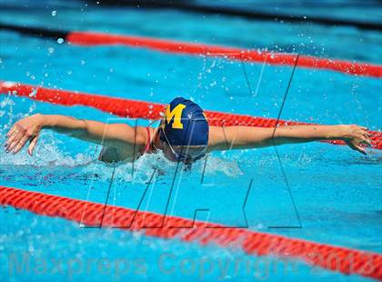 Thumbnail 3 in CIF SS D2 Girls Swimming Championships photogallery.