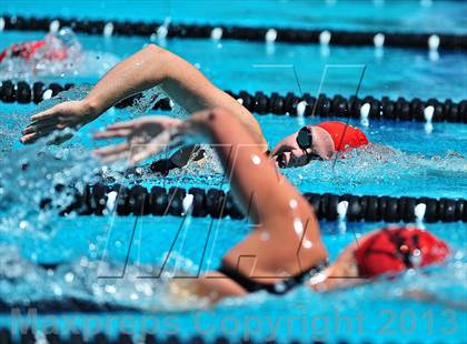 Thumbnail 2 in CIF SS D2 Girls Swimming Championships photogallery.